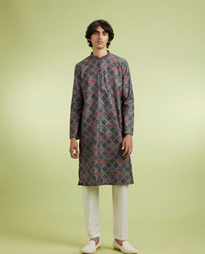 Diwas Men Emerald Enchantment Kurta Pajama