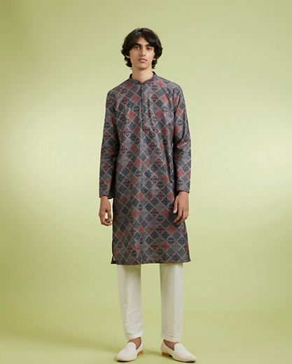 Diwas Men Emerald Enchantment Kurta Pajama