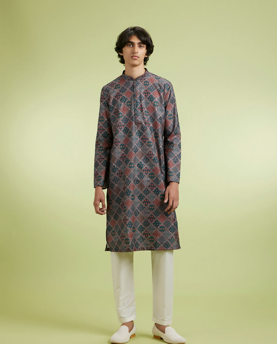 Diwas Men Emerald Enchantment Kurta Pajama