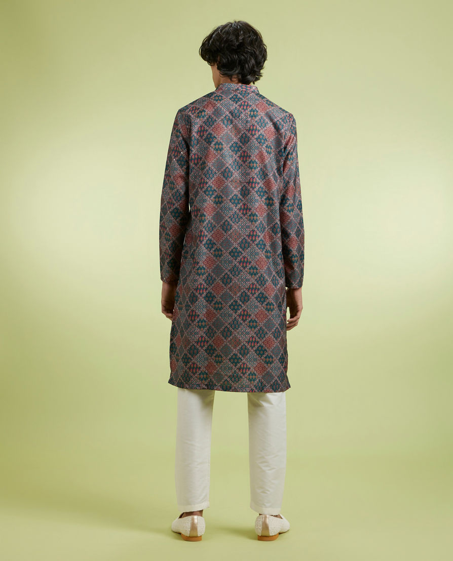 Diwas Men Emerald Enchantment Kurta Pajama