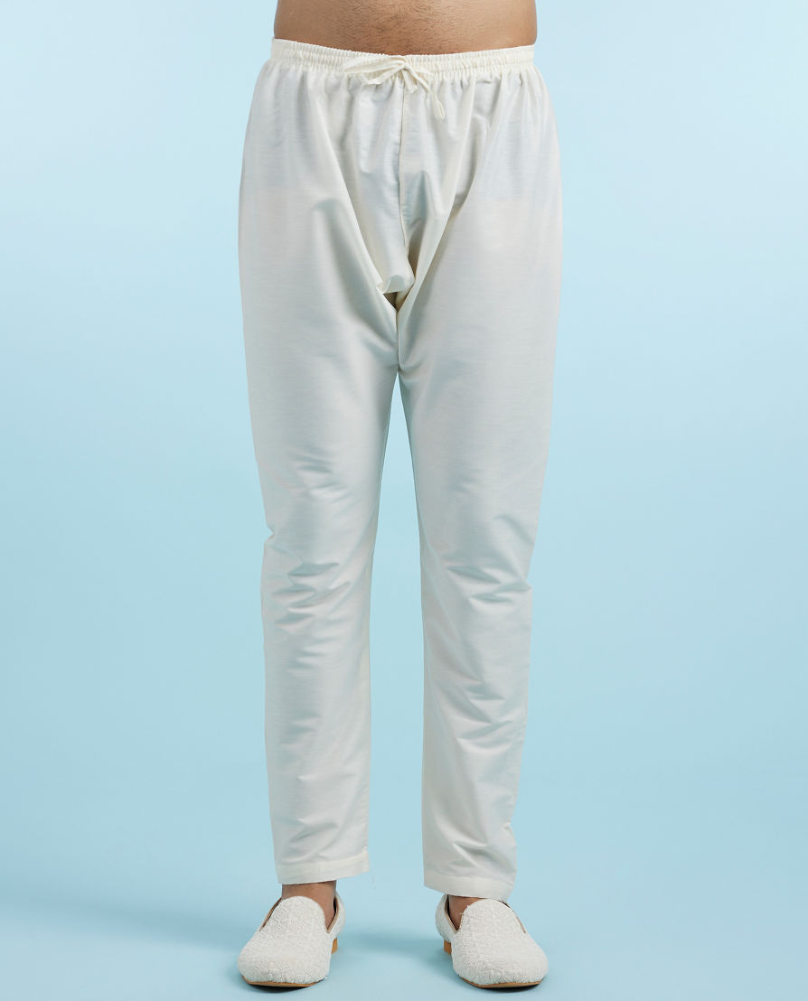 Diwas Men Elegant Cream Kurta Pajama