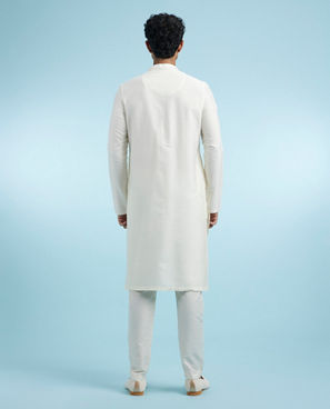 Diwas Men Elegant Cream Kurta Pajama