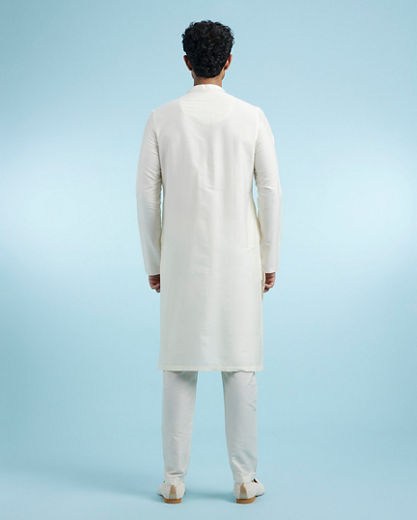 Diwas Men Elegant Cream Kurta Pajama