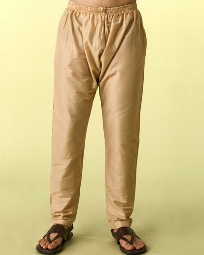 Diwas Men Beige Abstract Modern Kurta Pajama