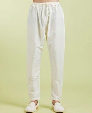 Diwas Men Cream Charm Kurta Pajama Set