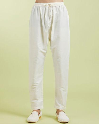 Diwas Men Cream Charm Kurta Pajama Set