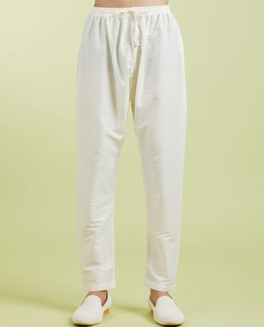 Diwas Men Cream Charm Kurta Pajama Set