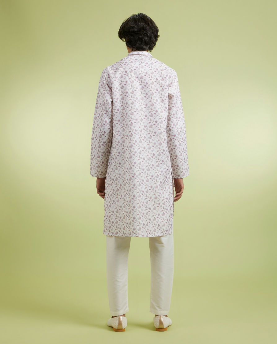 Diwas Men Cream Charm Kurta Pajama Set