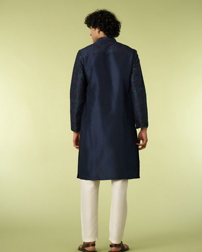 Diwas Men Blue Majesty Kurta Pajama