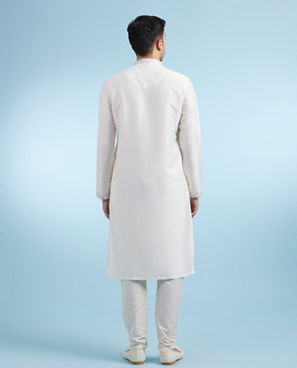 Diwas Men Cream Festival Kurta Pajama
