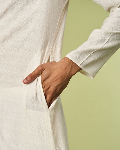 Diwas Men Cream Radiance Kurta Pajama