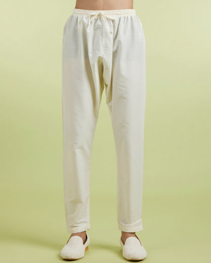 Diwas Men Pristine Rustic Pista Artistry Kurta Pajama