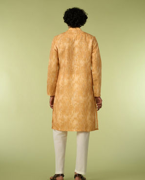 Diwas Men Mustard Debonair Kurta Pajama