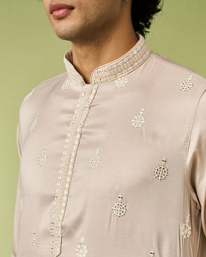Diwas Men Lilac Elegance Kurta Pajama