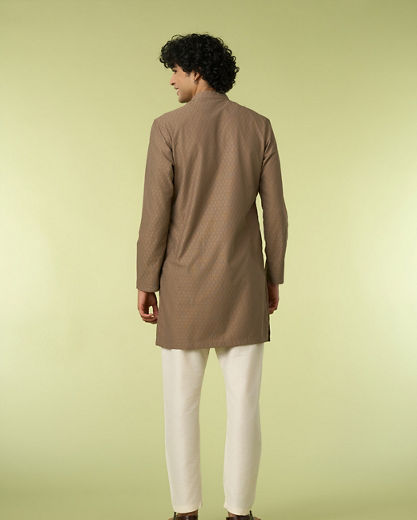 Diwas Men Elegant Brown Kurta Pajama