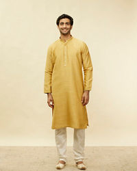 Twamev Men Muse in Mustard Gold Ensemble Jacket Set