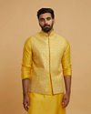 Mustard Majesty Kurta Jacket Set