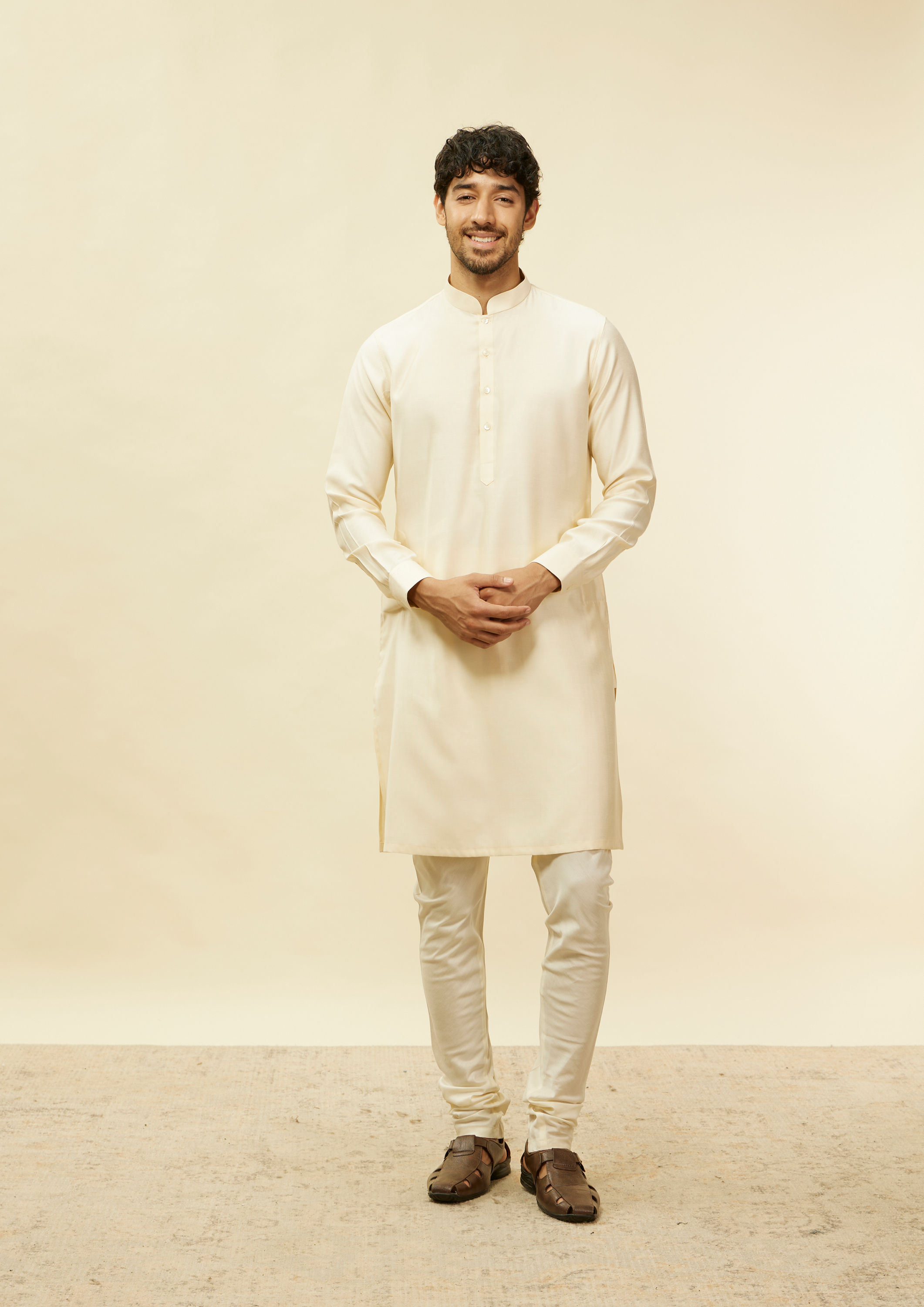Twamev Men Opulent Satin Showstopper Jacket Set