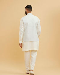 Twamev Men Green Glory Kurta Jacket Set