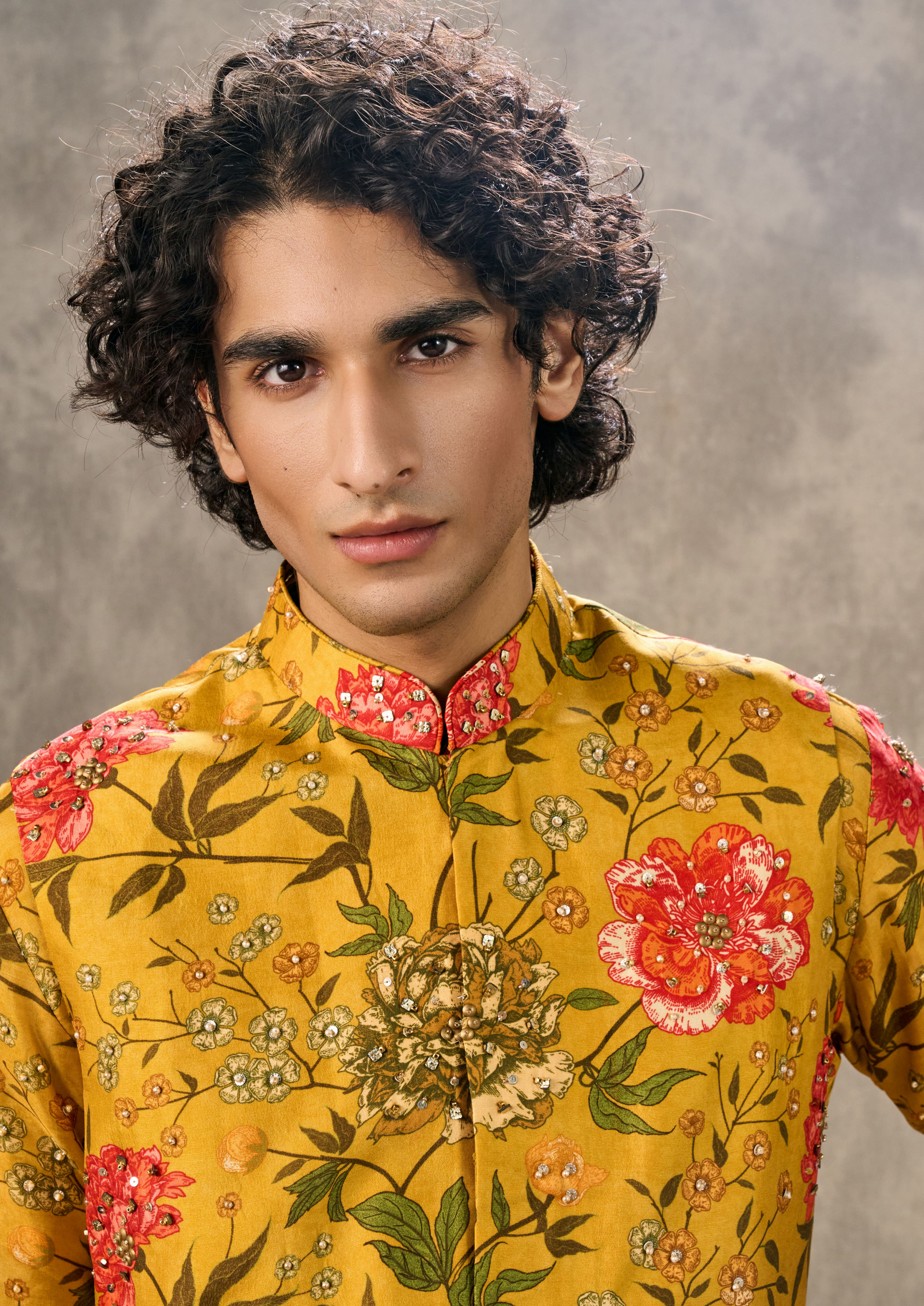 Twamev Men Sunshine Elegance Kurta Jacket Set