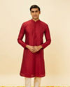 Maroon Marvel Kurta Pajama