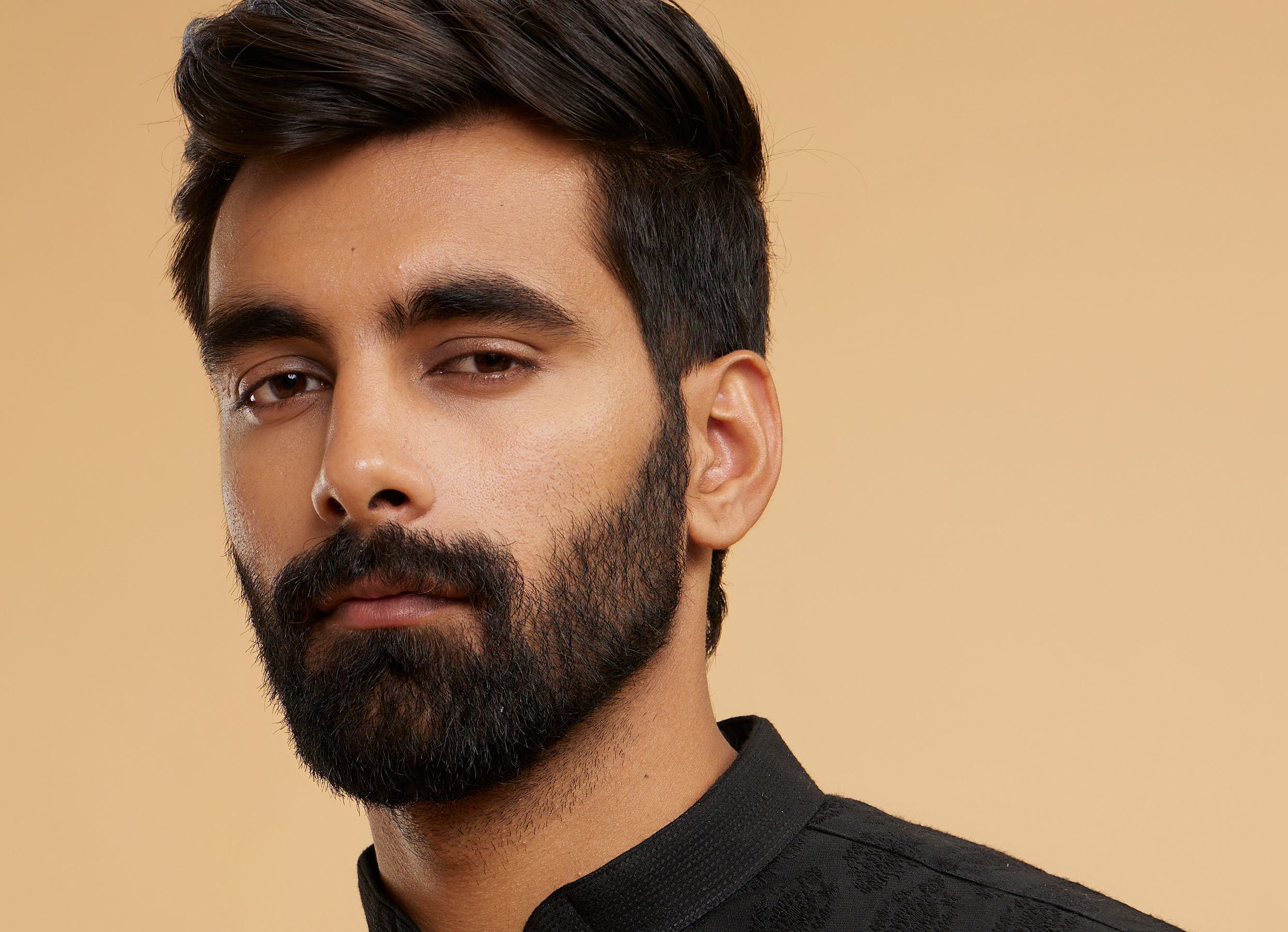 Twamev Men Black Festal Kurta Pajama