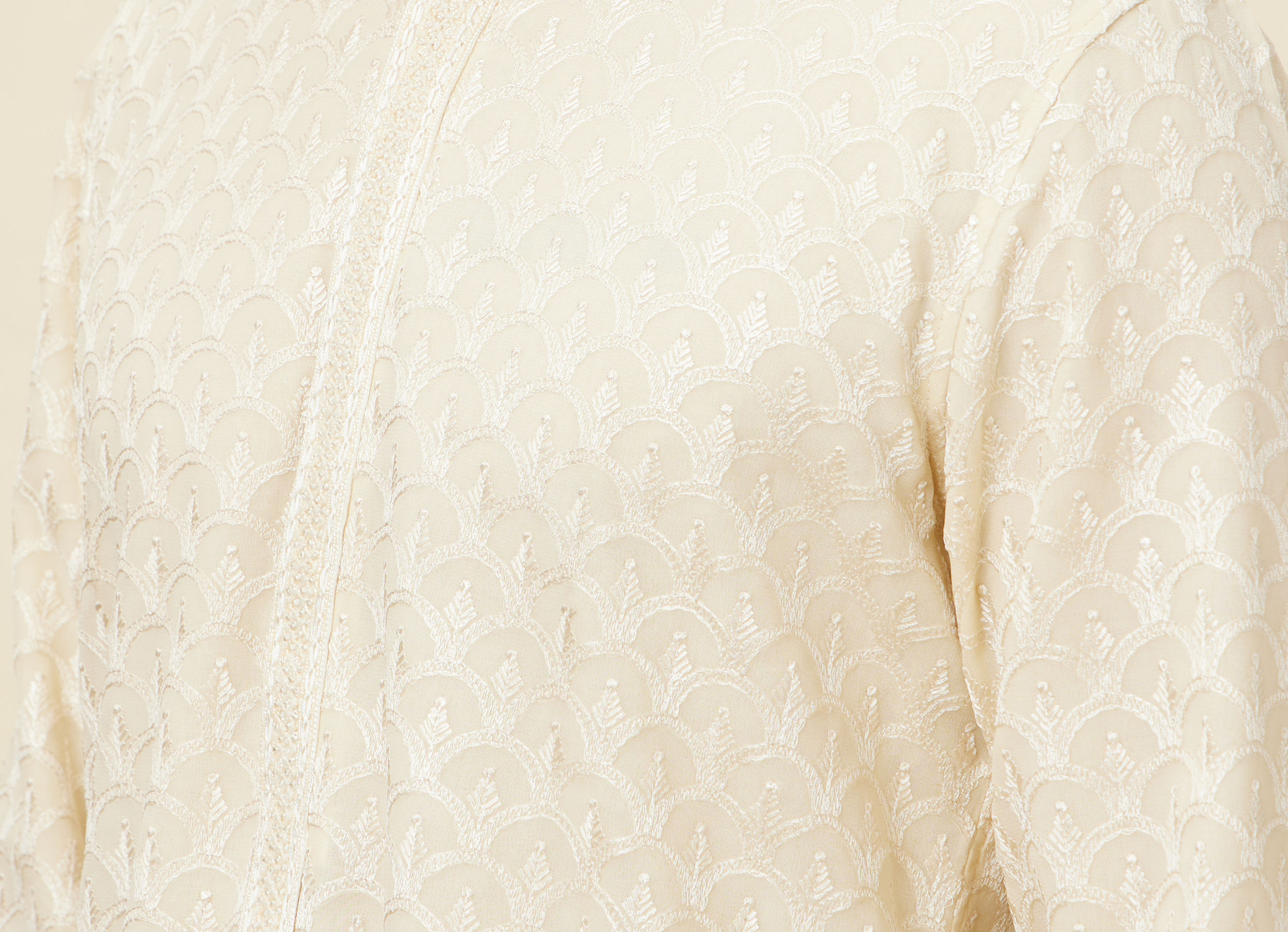 Twamev Men Subtle Beige Luxury Kurta Set