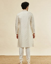 Twamev Men Cream Essence Kurta Set