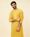 Gleaming Mustard Kurta Pajama Set
