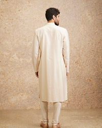 Twamev Men Peach Bliss Kurta Pajama