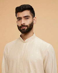 Twamev Men Regal Beige Kurta Pajama