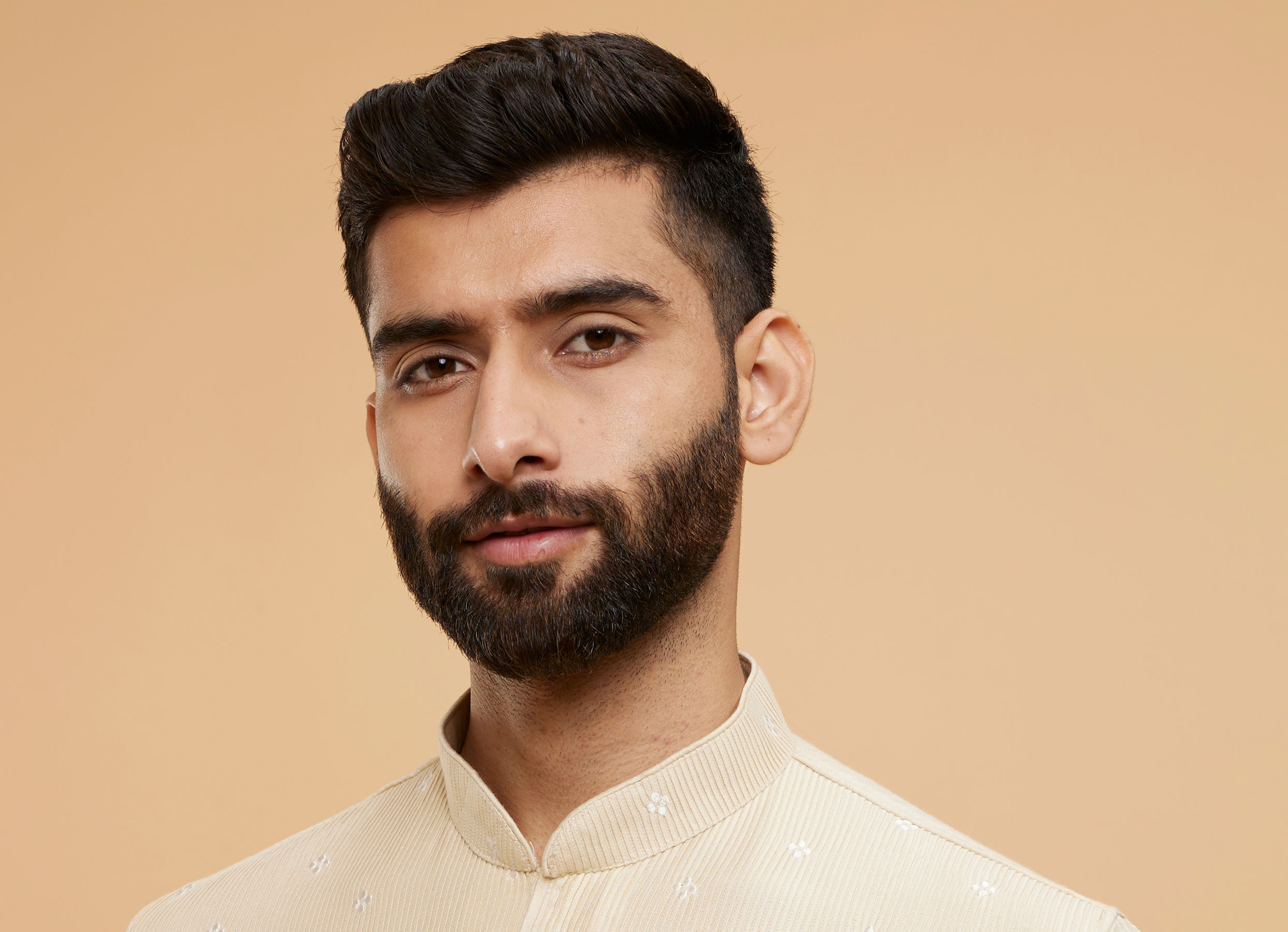 Twamev Men Regal Beige Kurta Pajama