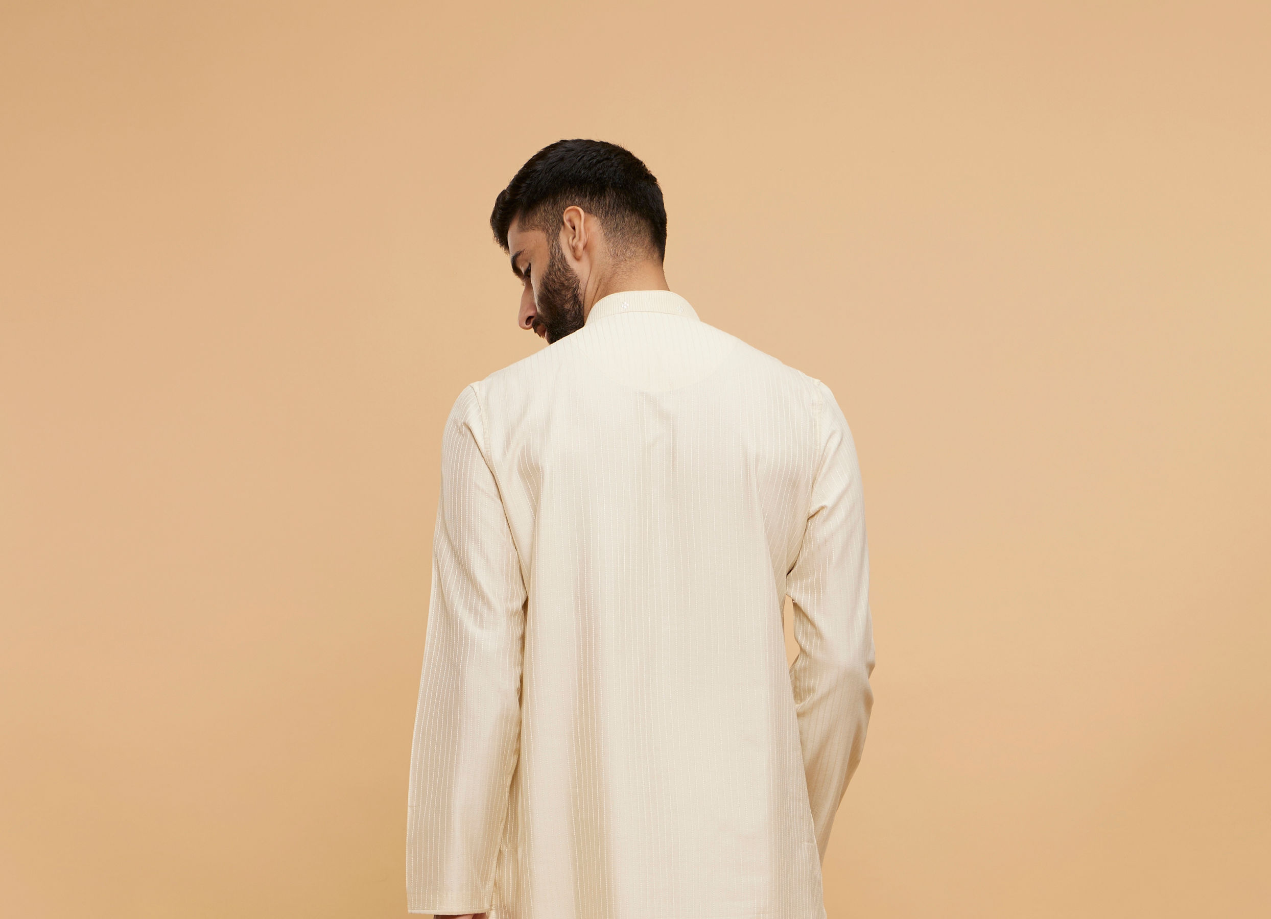Twamev Men Regal Beige Kurta Pajama