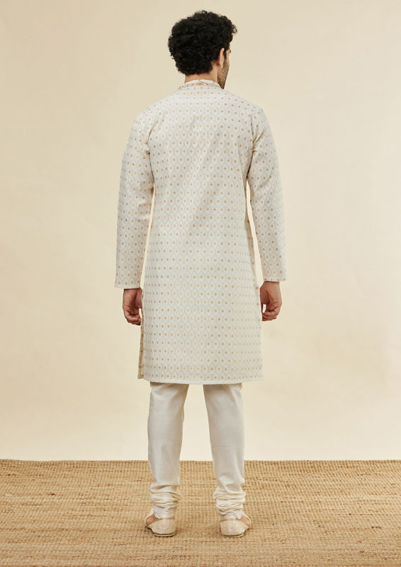 Twamev Men Chic With Cream Kurta Set