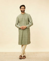 Twamev Men Emerald Elegance Kurta Pajama