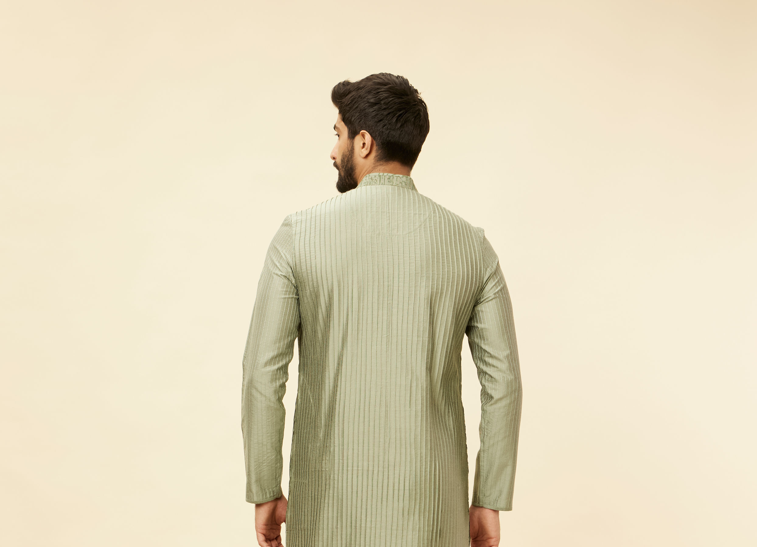 Twamev Men Emerald Elegance Kurta Pajama