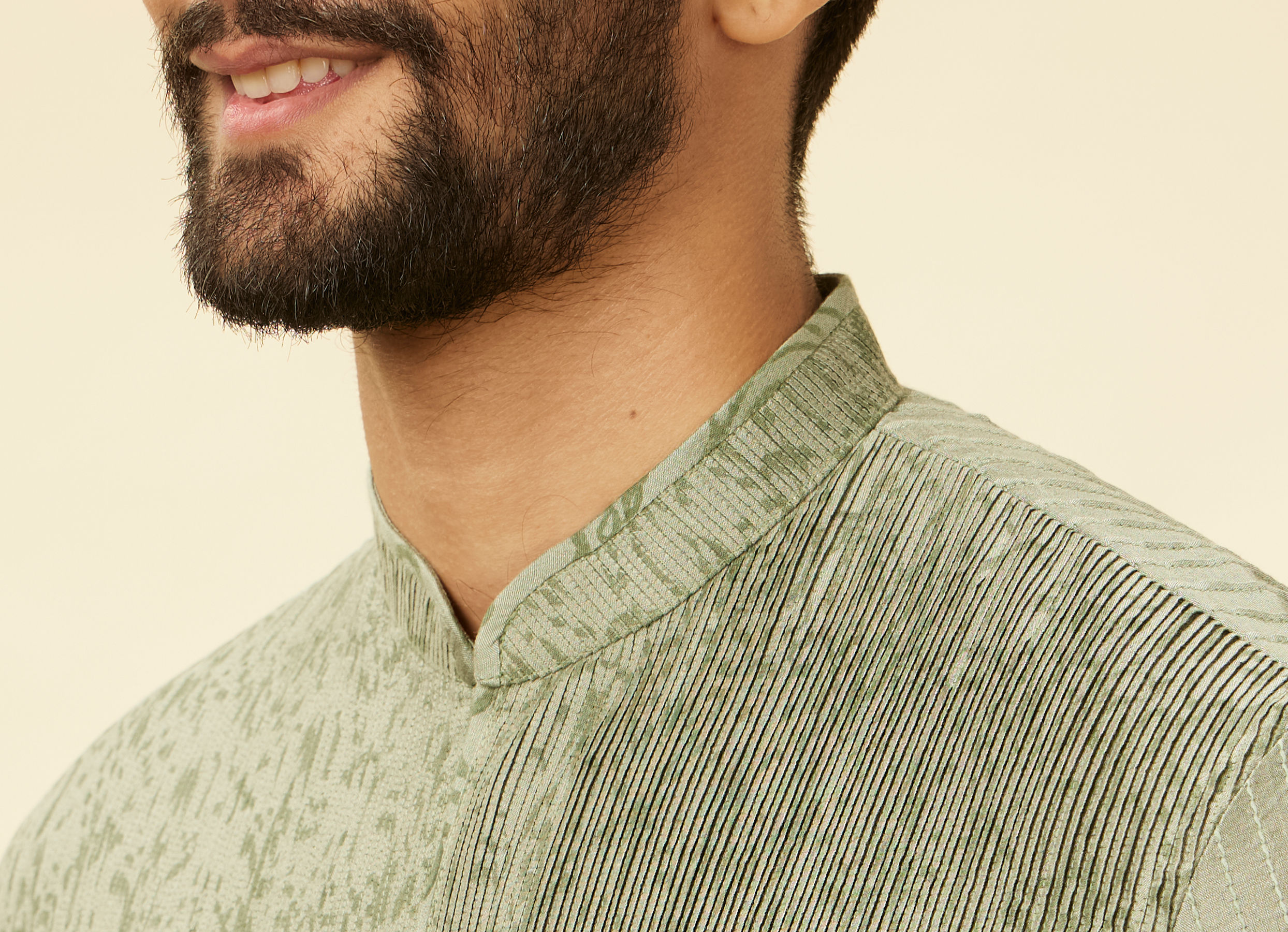 Twamev Men Emerald Elegance Kurta Pajama