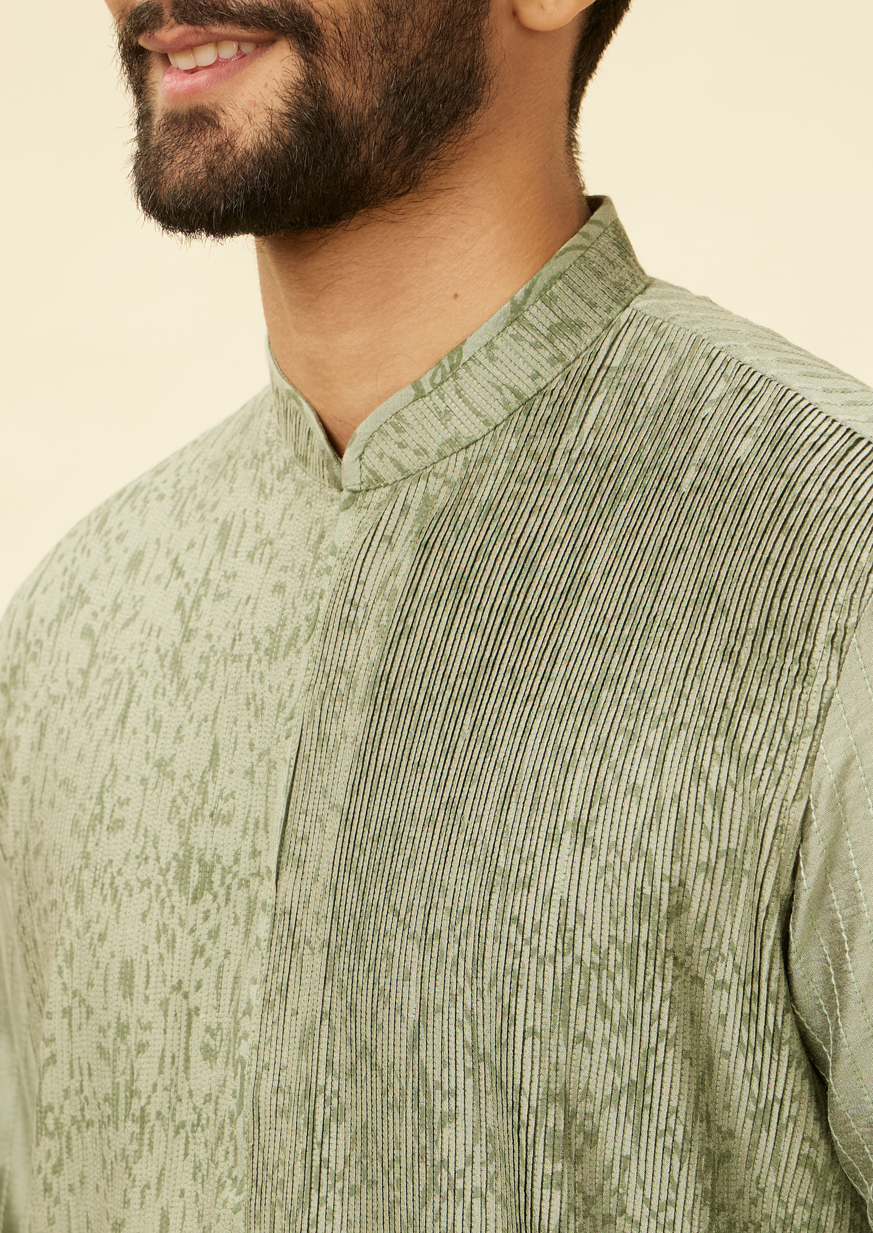 Twamev Men Emerald Elegance Kurta Pajama