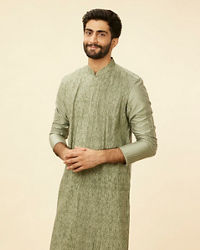 Twamev Men Emerald Elegance Kurta Pajama