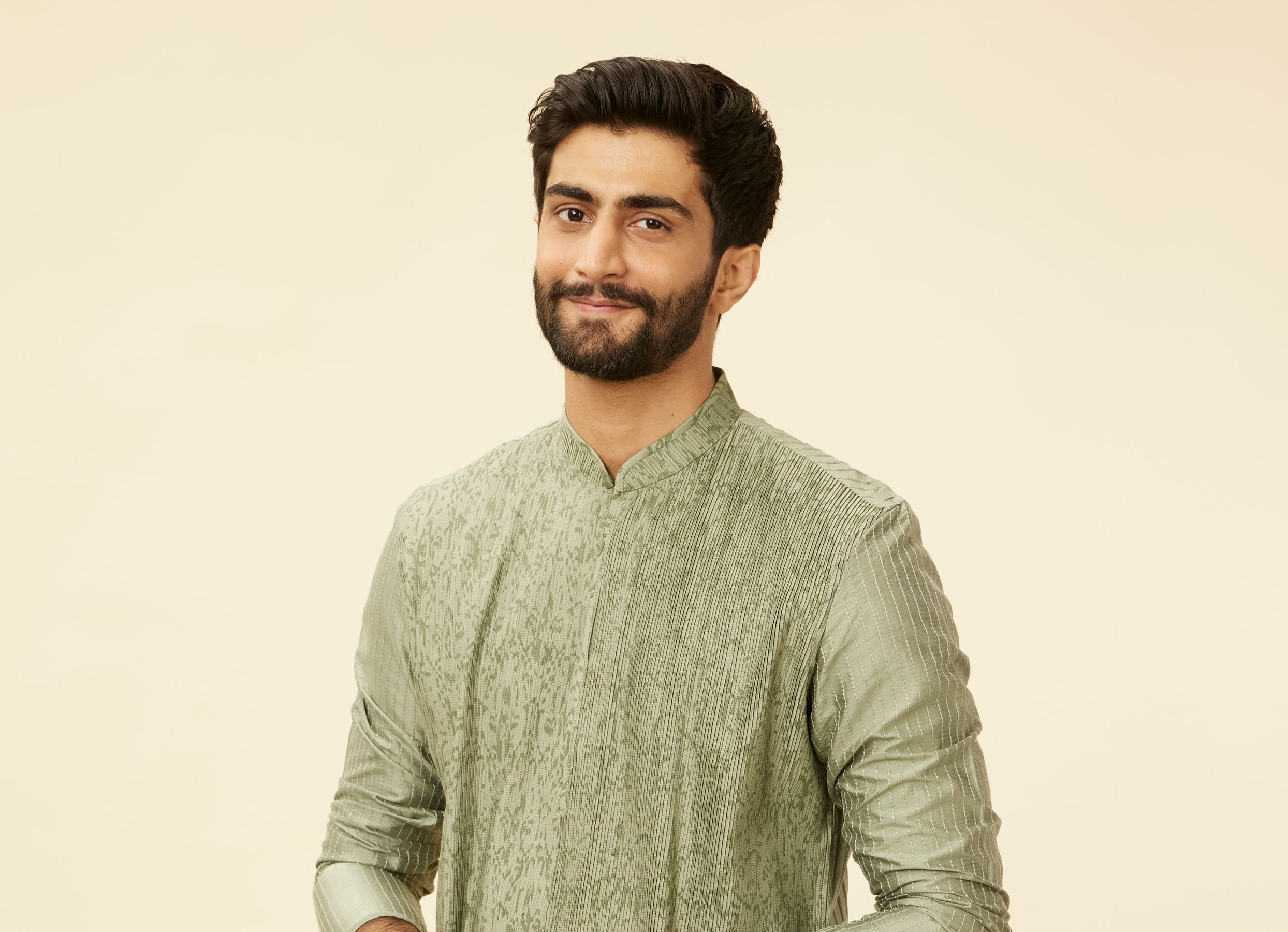 Twamev Men Emerald Elegance Kurta Pajama