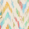 Beige Multicoloured Chevron Patterned Kurta Set