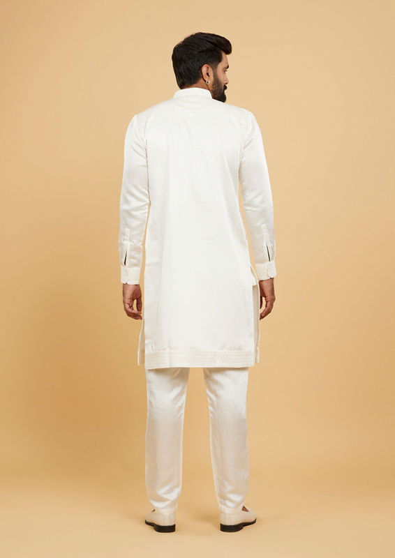 Twamev Men White Radiance Kurta Pajama