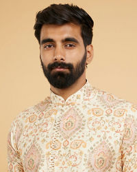Twamev Men Regal Beige Kurta Pajama