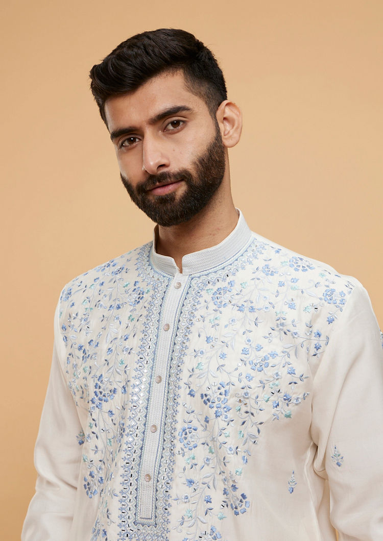 Twamev Men Elegant Dual tone Kurta Pajama