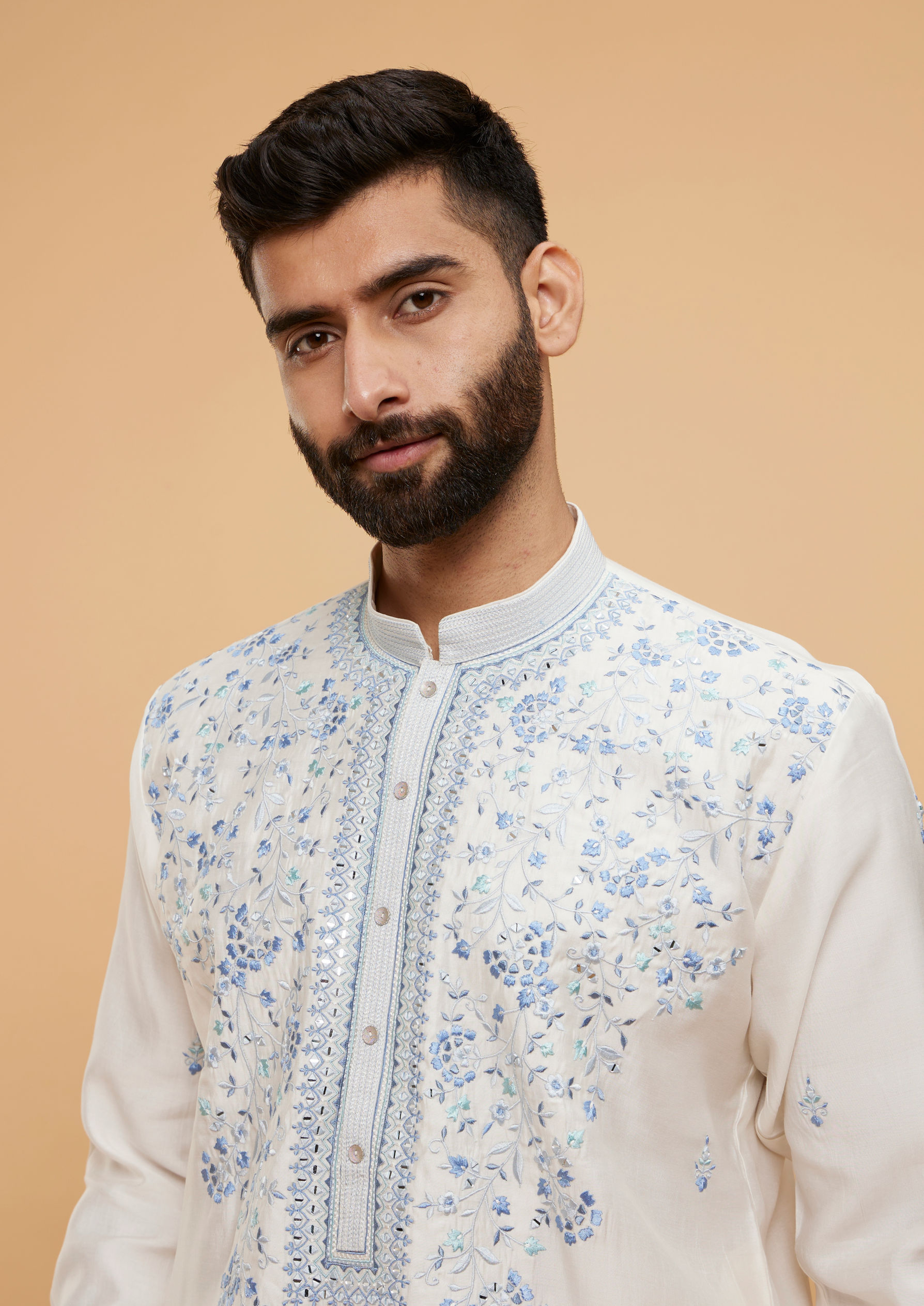Twamev Men Elegant Dual tone Kurta Pajama