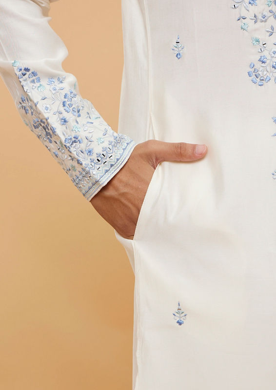 Twamev Men Elegant Dual tone Kurta Pajama