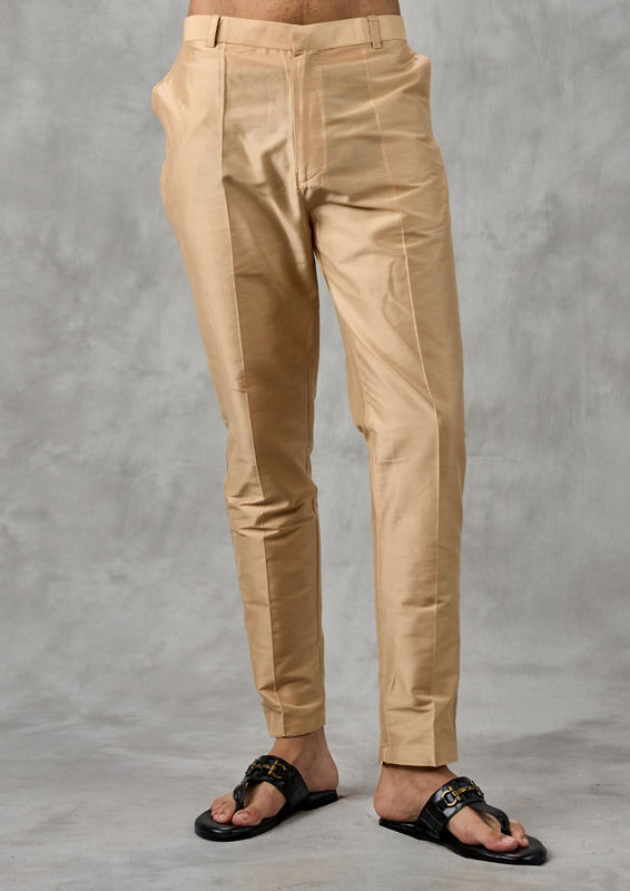 Twamev Men Classy Red Georgette Kurta Churidar