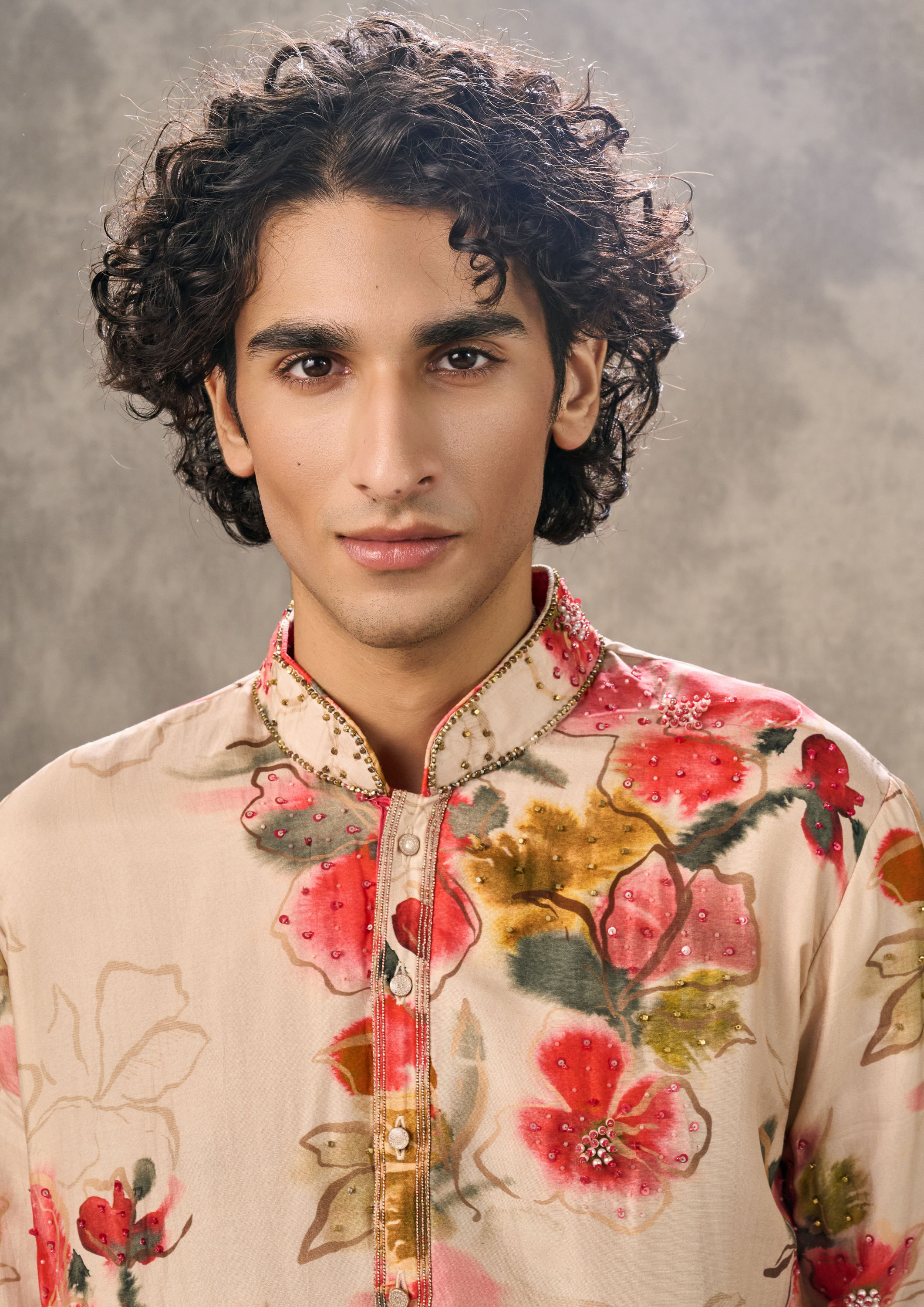 Twamev Men Radiant Beige Kurta Pajama