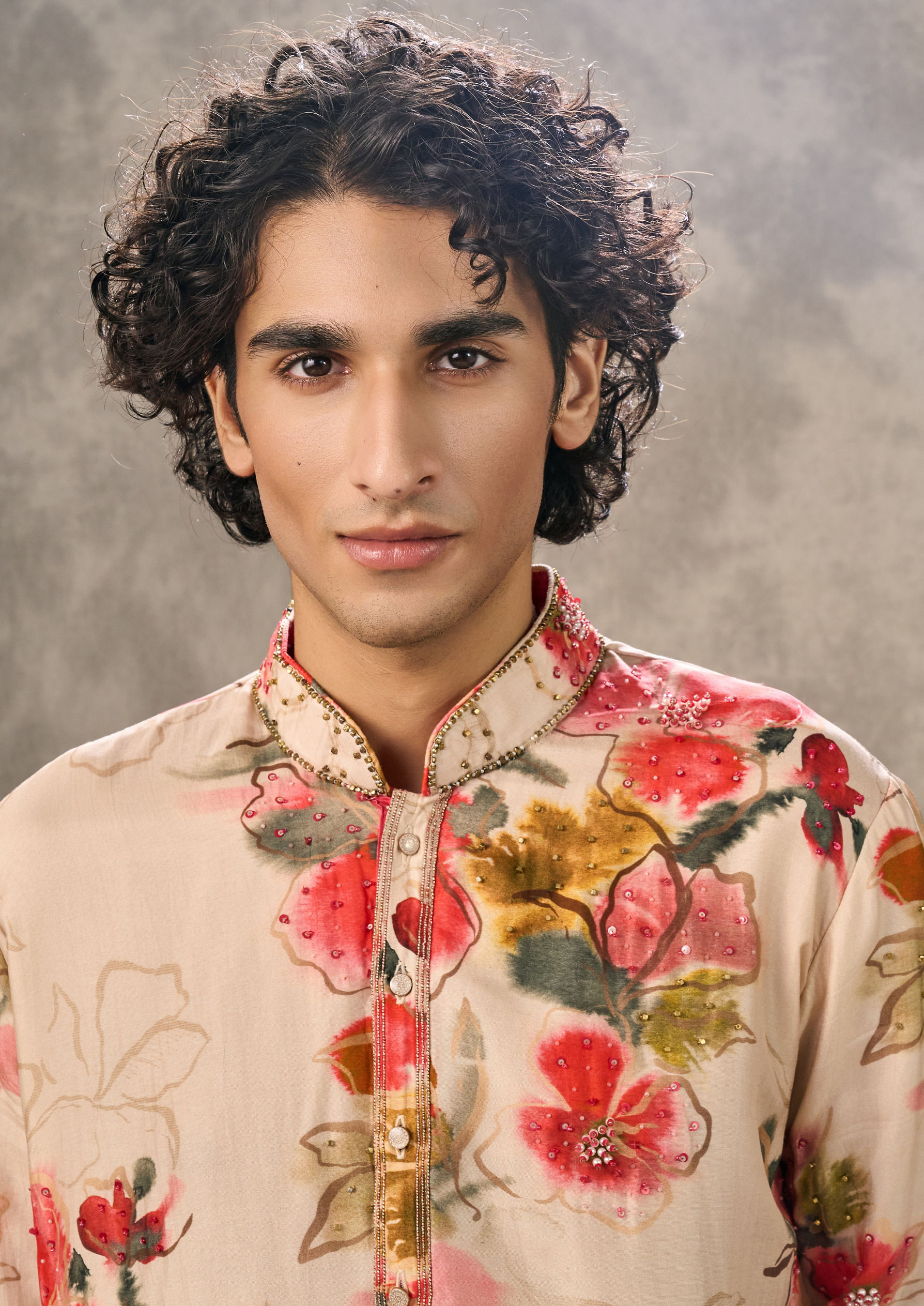 Twamev Men Radiant Beige Kurta Pajama