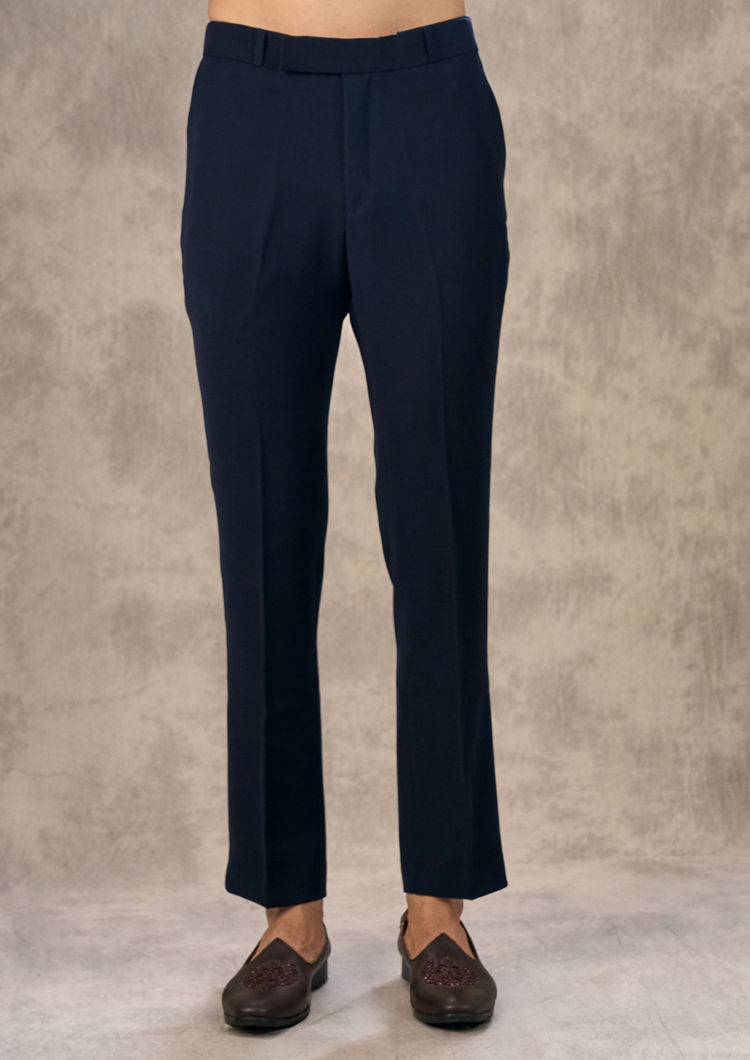 Twamev Men Regal Dark Blue Kurta Pajama